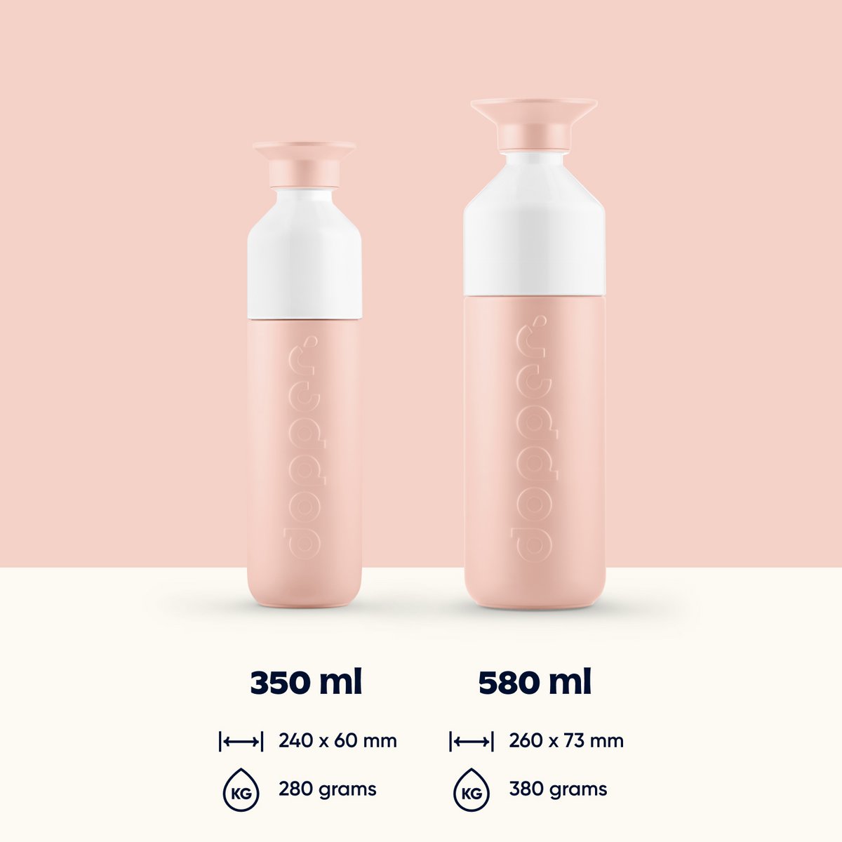 Dopper aislado (350 ml) - Color de mezcla de color (PC 2x3)