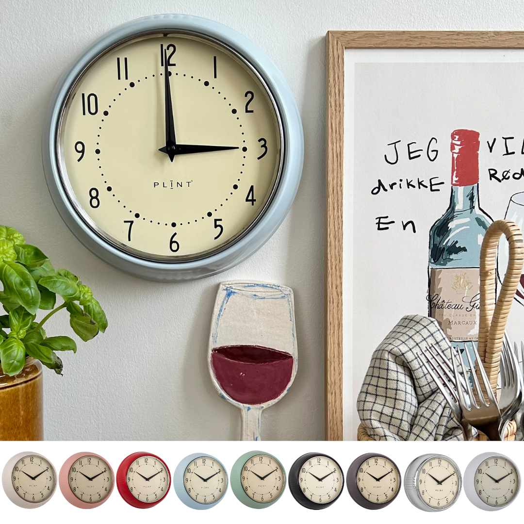 Reloj de pared retro