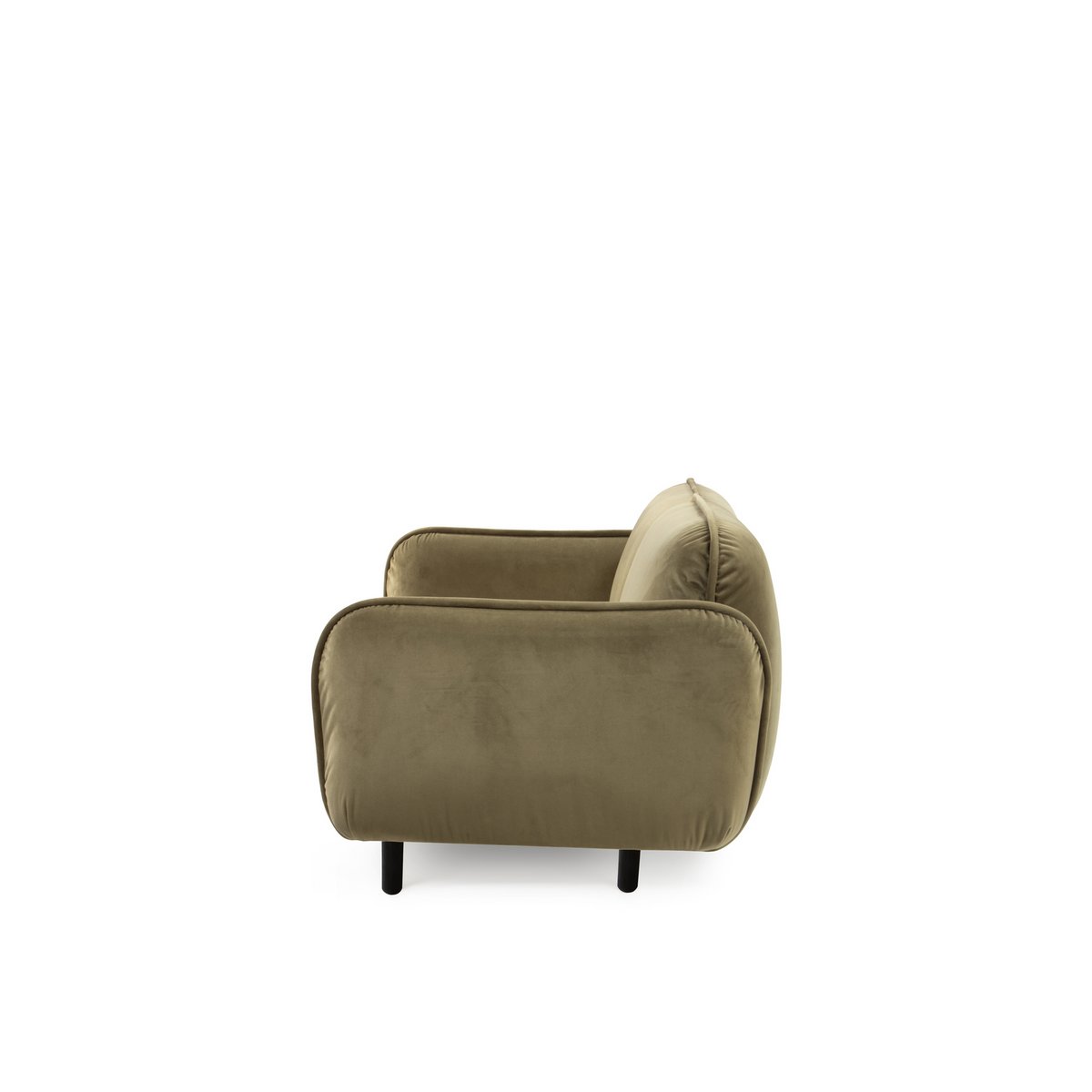 Sofa Bean, zielony welur