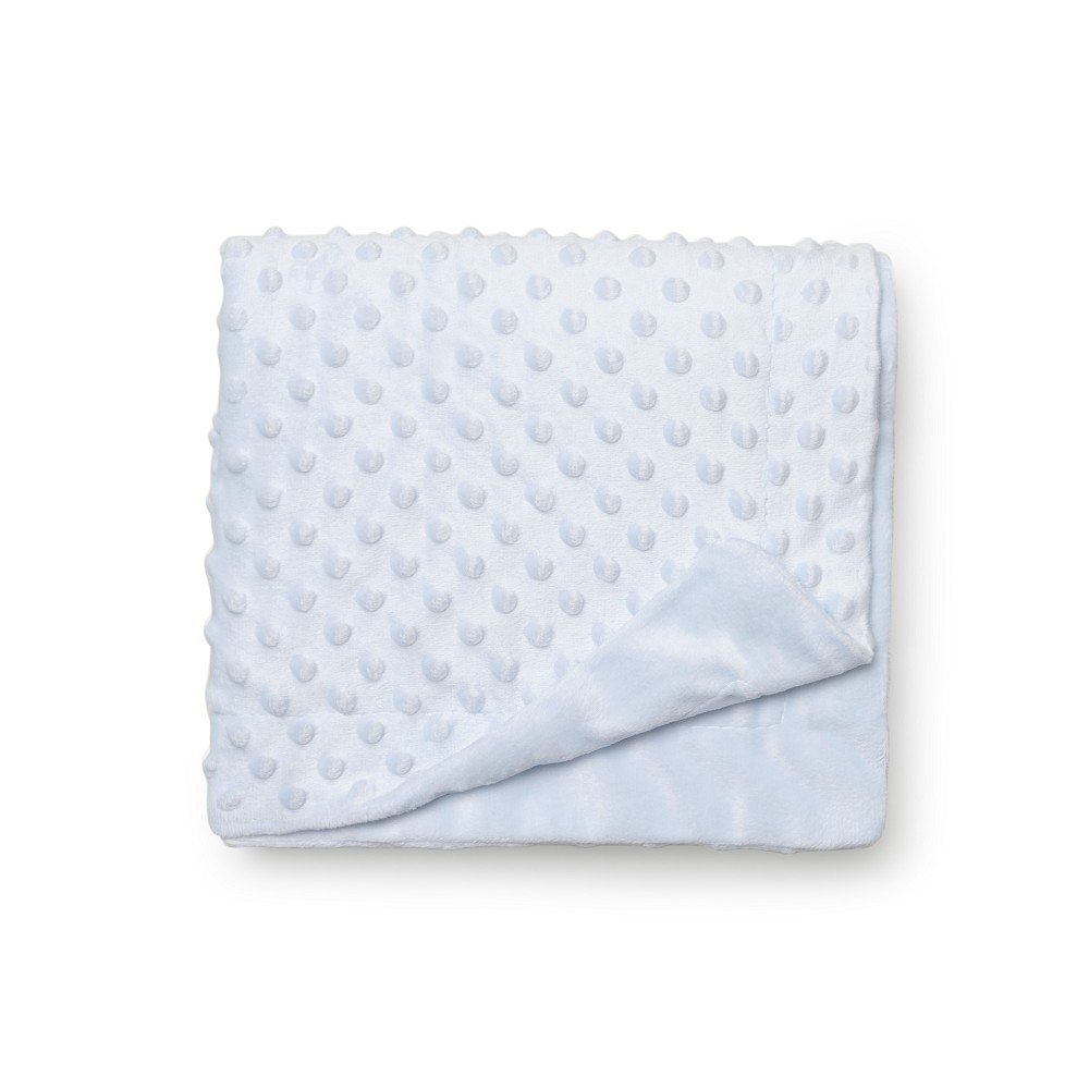 BUBBEL DEKEN - 80 X 110 - KORAAL FLECCE - BLAUW