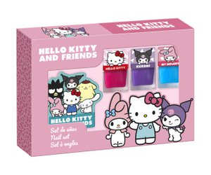 HELLO KITTY – Nagellack-Set (3 x 4,5 ml) + Nagelfeile