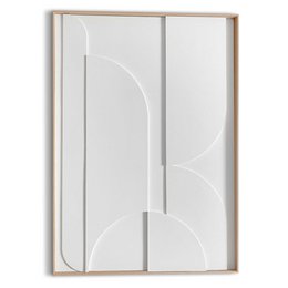 Painting 3D Art Relief Art Geometric Calm 70x50