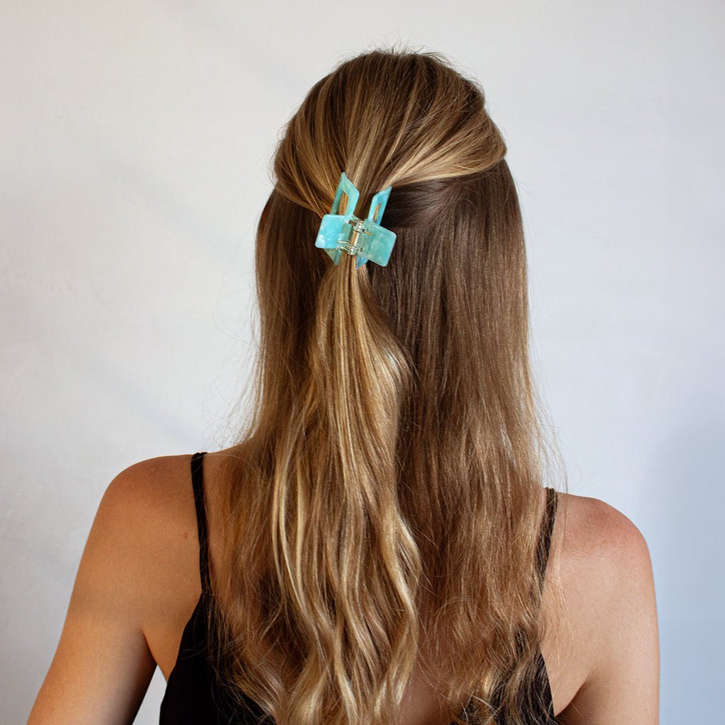 Duurzame haarclip van katoenacetaat | 5cm | Haarclip klein | Garantie tegen breuk