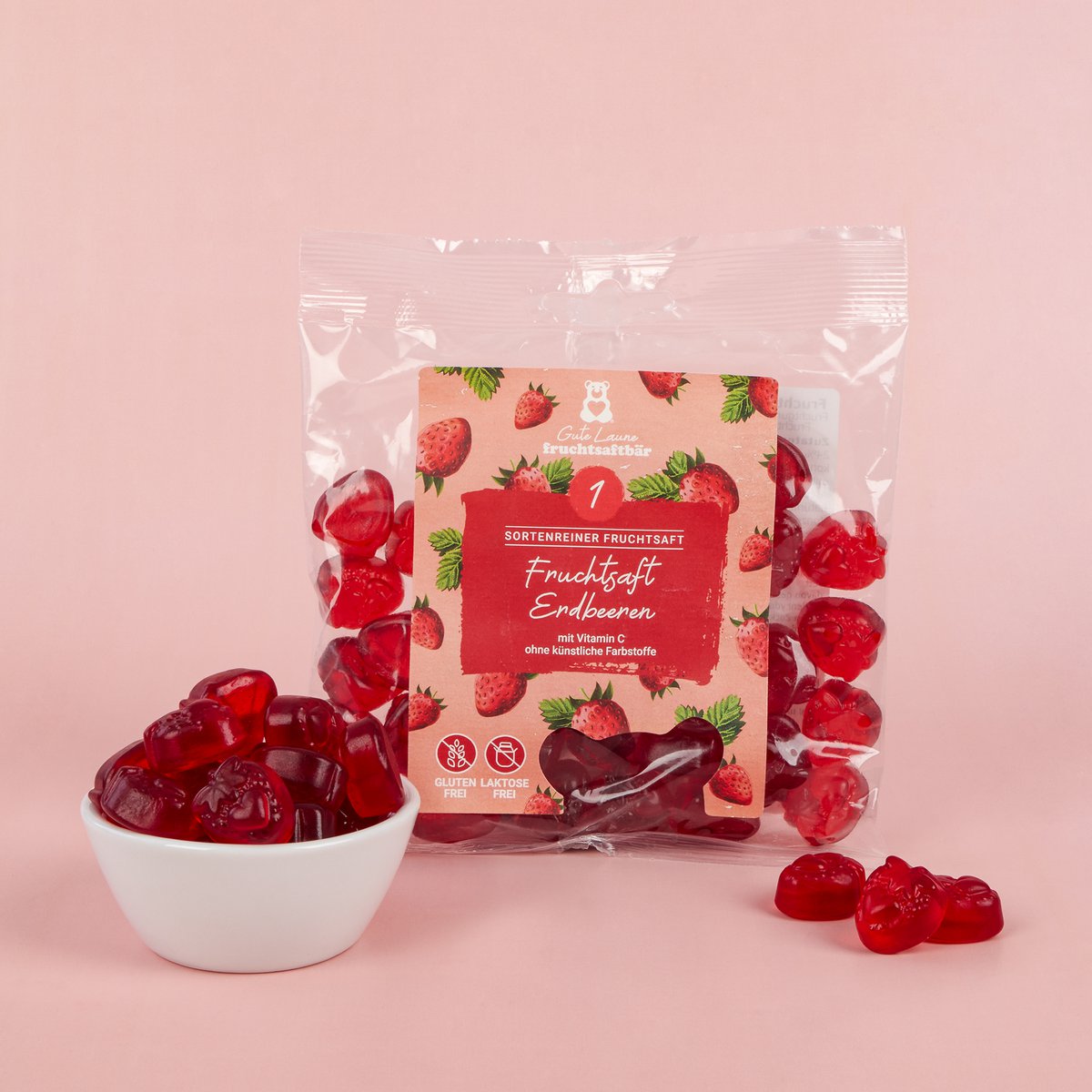 Fruit juice strawberries