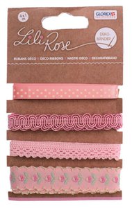 Decorative ribbons on card 4x100cm