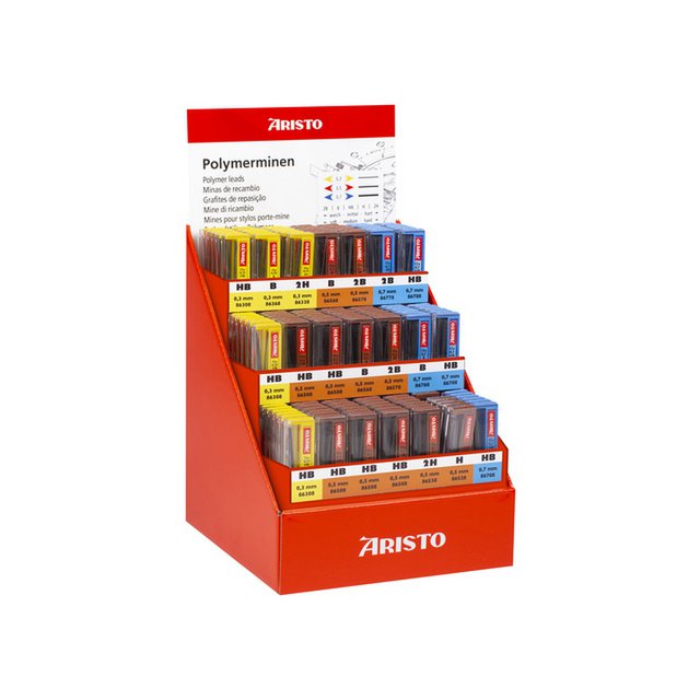 Bleistiftmarker Aristo 126-teilig im Display, div. Linienbreiten