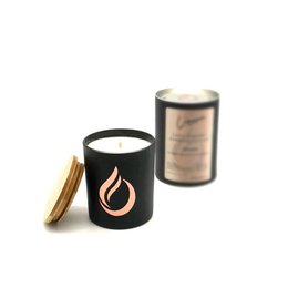 Candela di soia nera "Citrus Breeze" per aromaterapia