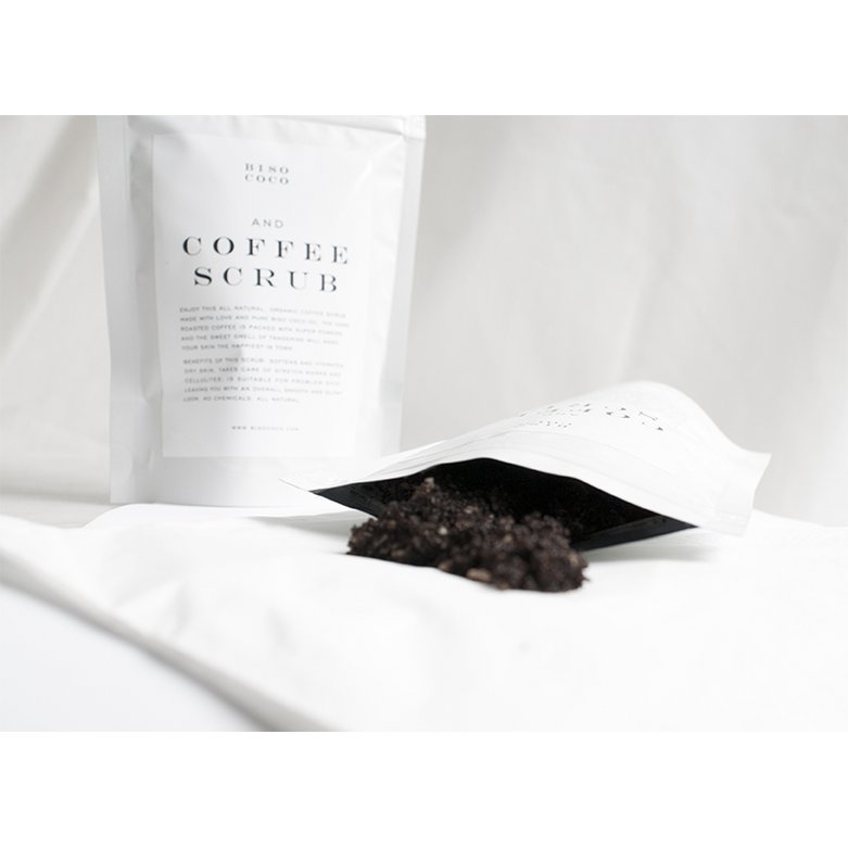 Exfoliante de café con coco y mandarina - 250 g