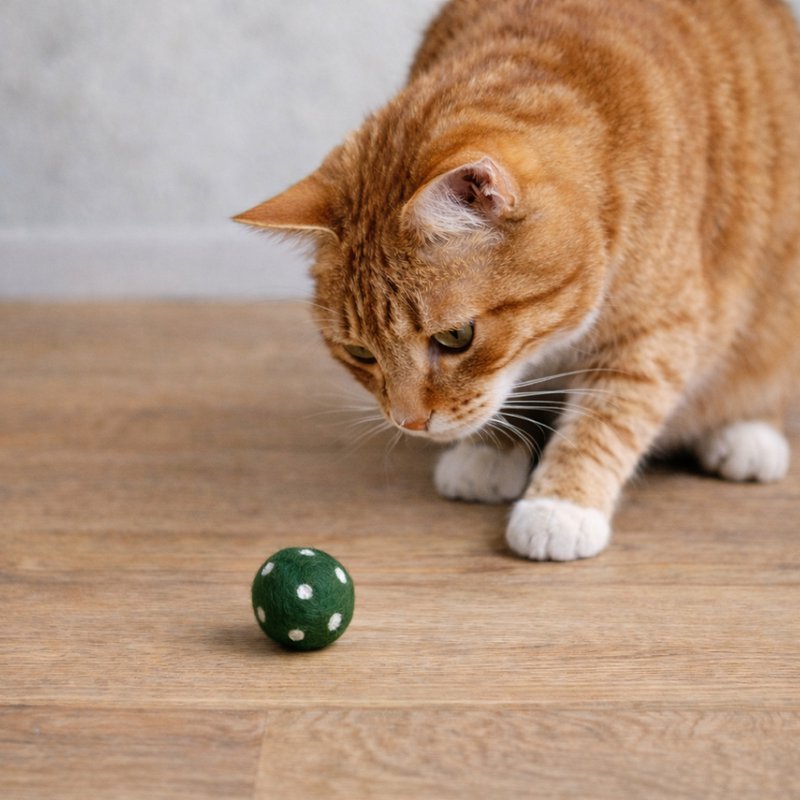 Cattoy ball green SET 3