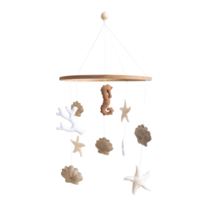 Baby mobile - Seahorse and shells