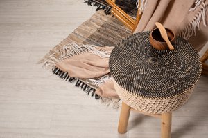 Placemat rattan- Round - Dia 36, black