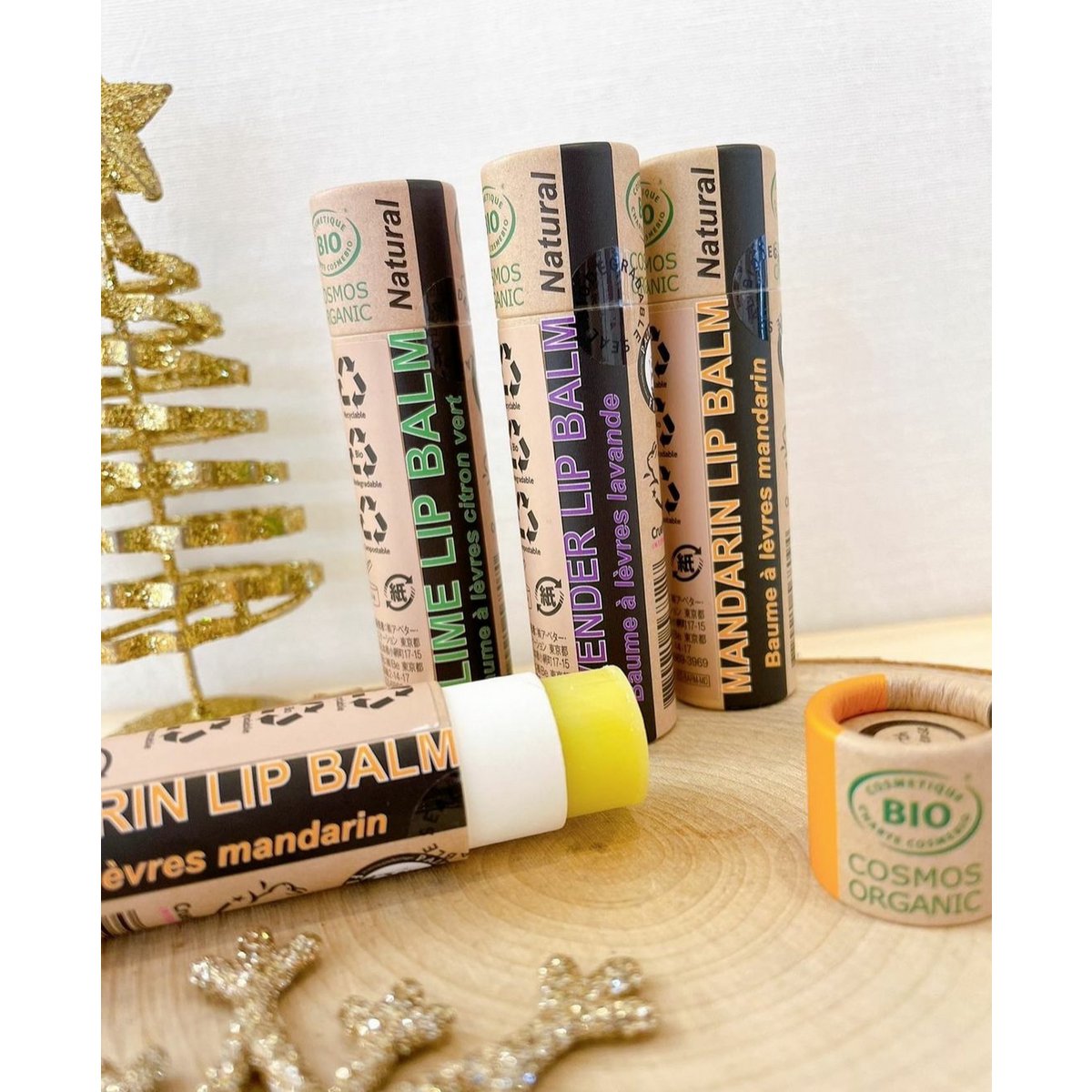 Bio-Pfefferminz-Lippenbalsam 15 ml – ein Stück