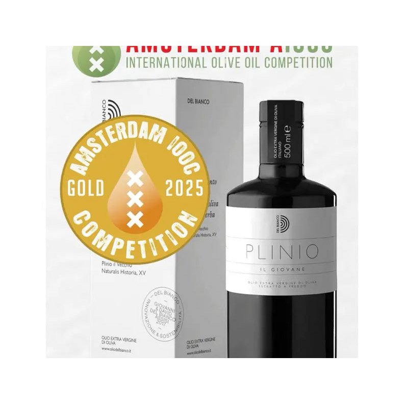 Olio del Bianco – Plinio Il Giovane – High Polyphenol Extra Vierge Olijfolie – 500ml