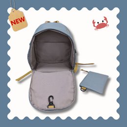 Sac à dos pour enfants Jenard® - sac à dos léger pour la maternelle, l'école, le sport et les voyages | avec compartiment pour gourde, réflecteurs | Bleu/carte du monde avec des animaux