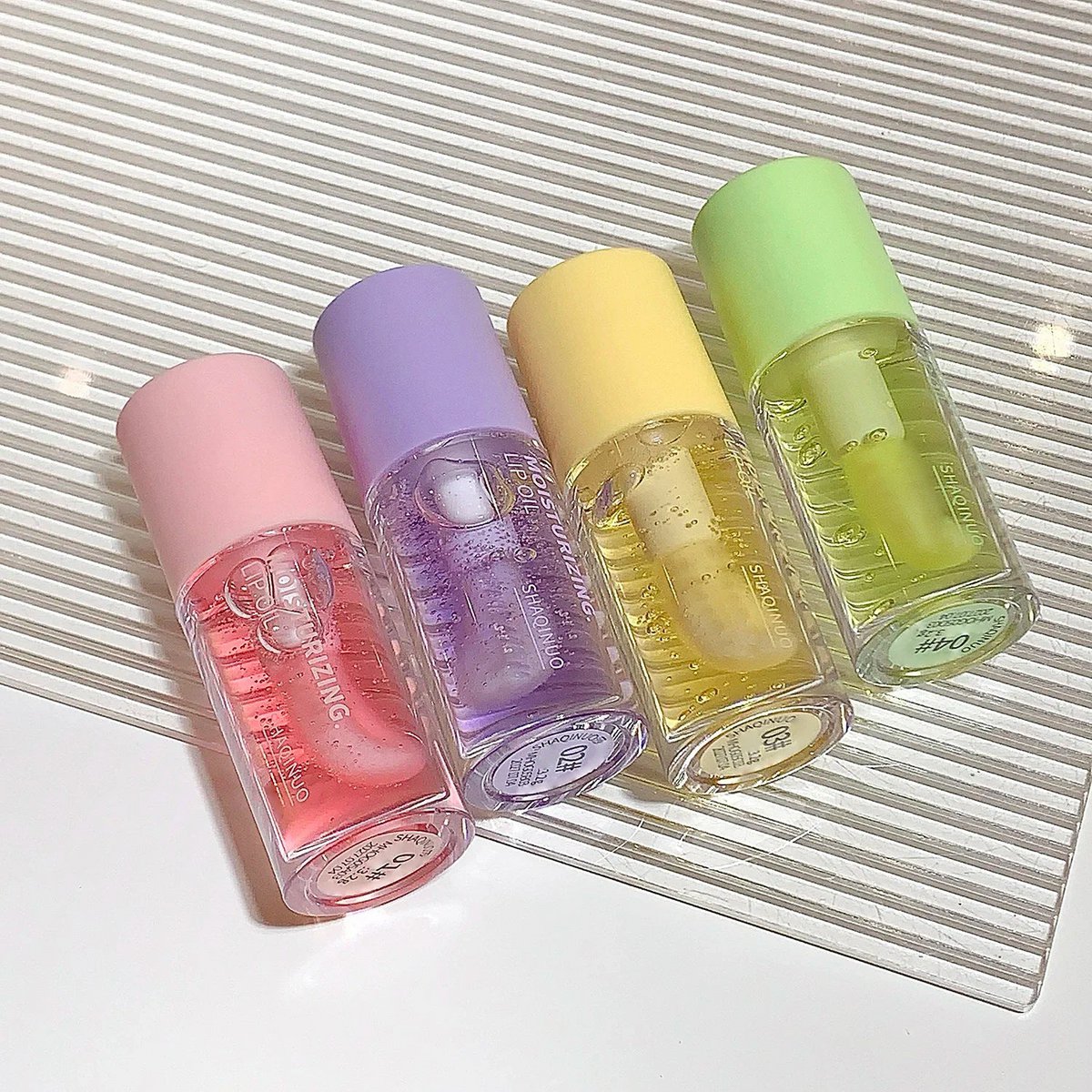 Wasser-Licht-Lipgloss-Feuchtigkeitscreme, transparenter Gelee-Spiegel, Fruchtkristall-Lippenöl, klar, feuchtigkeitsspendend, aufpolsternd, koreanisches Lippenpflege-Make-up
