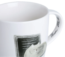 M&W FELINE FRIENDS Mug 400ml, Computer Cat, giftbox