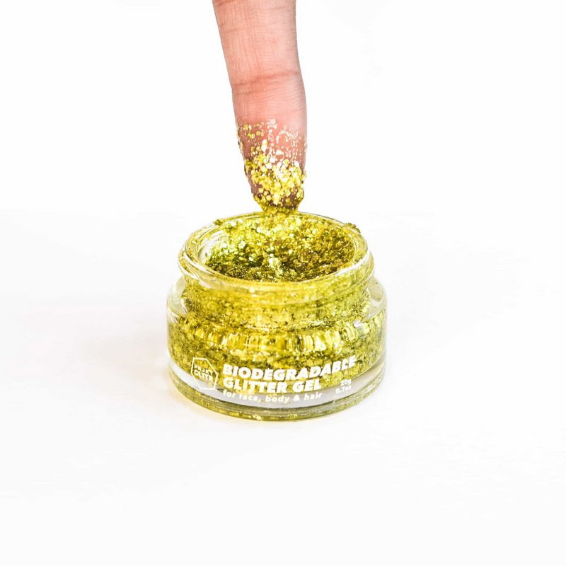 Glitzergel: Gold