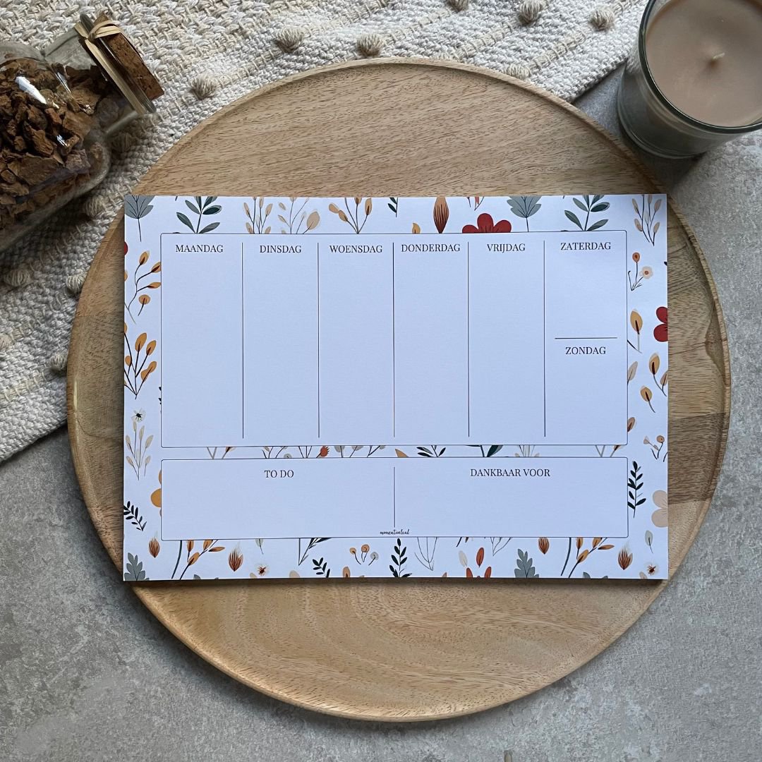 Weekplanner A4