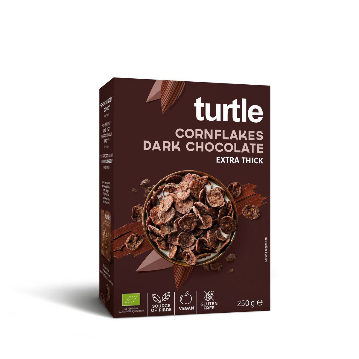 Turtle Cornflakes Dark Chocolate BIO + Gluten Free