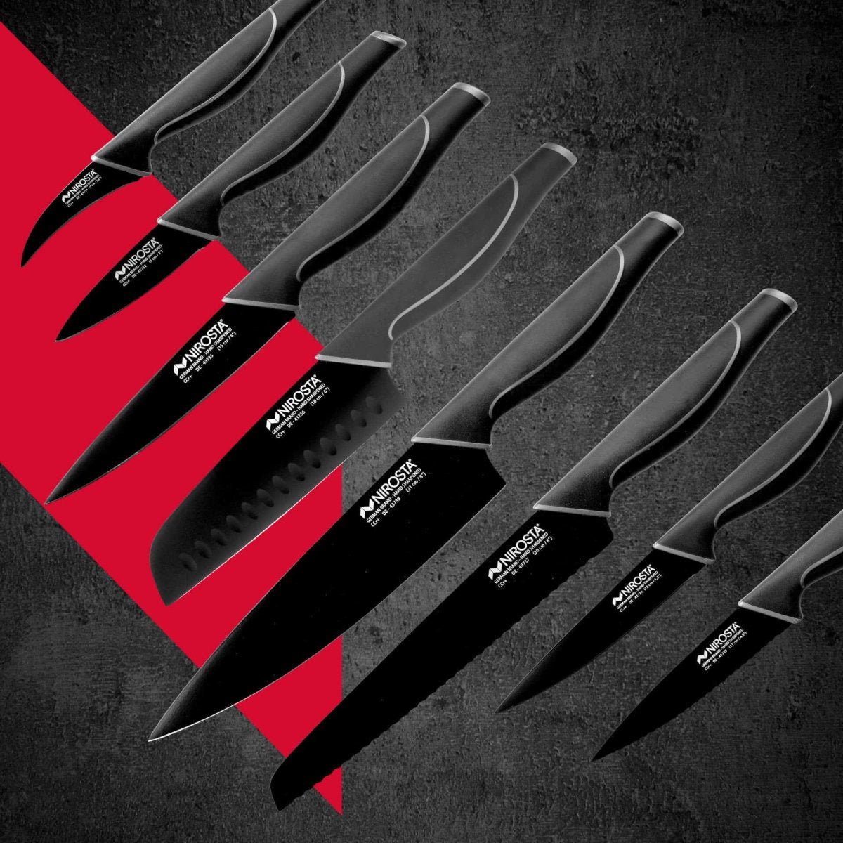 Vegetable knife 20 cm Nirosta Black Edition