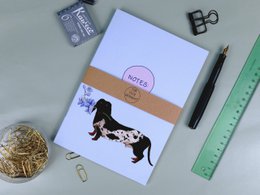 Notesbog A5 Gravhund