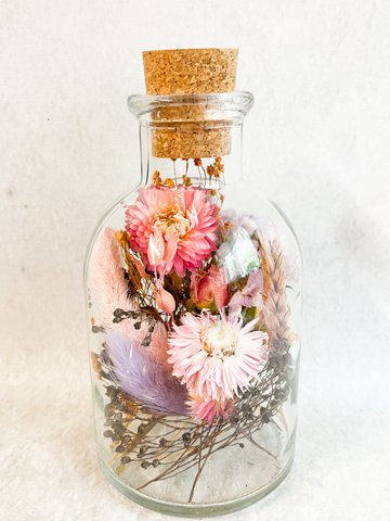 Glass bottle, various color options