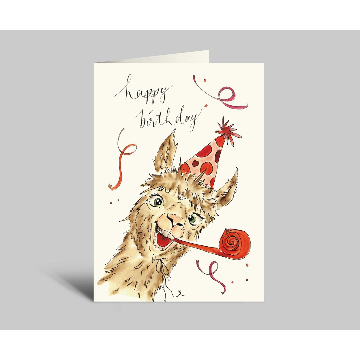 Birthday card | ALPACA (new edition) | Happy Birthday | Folding card with envelope
