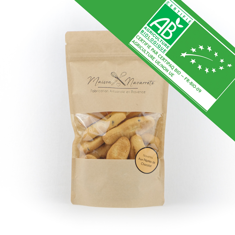 Navette con gocce di cioccolato bio 100g