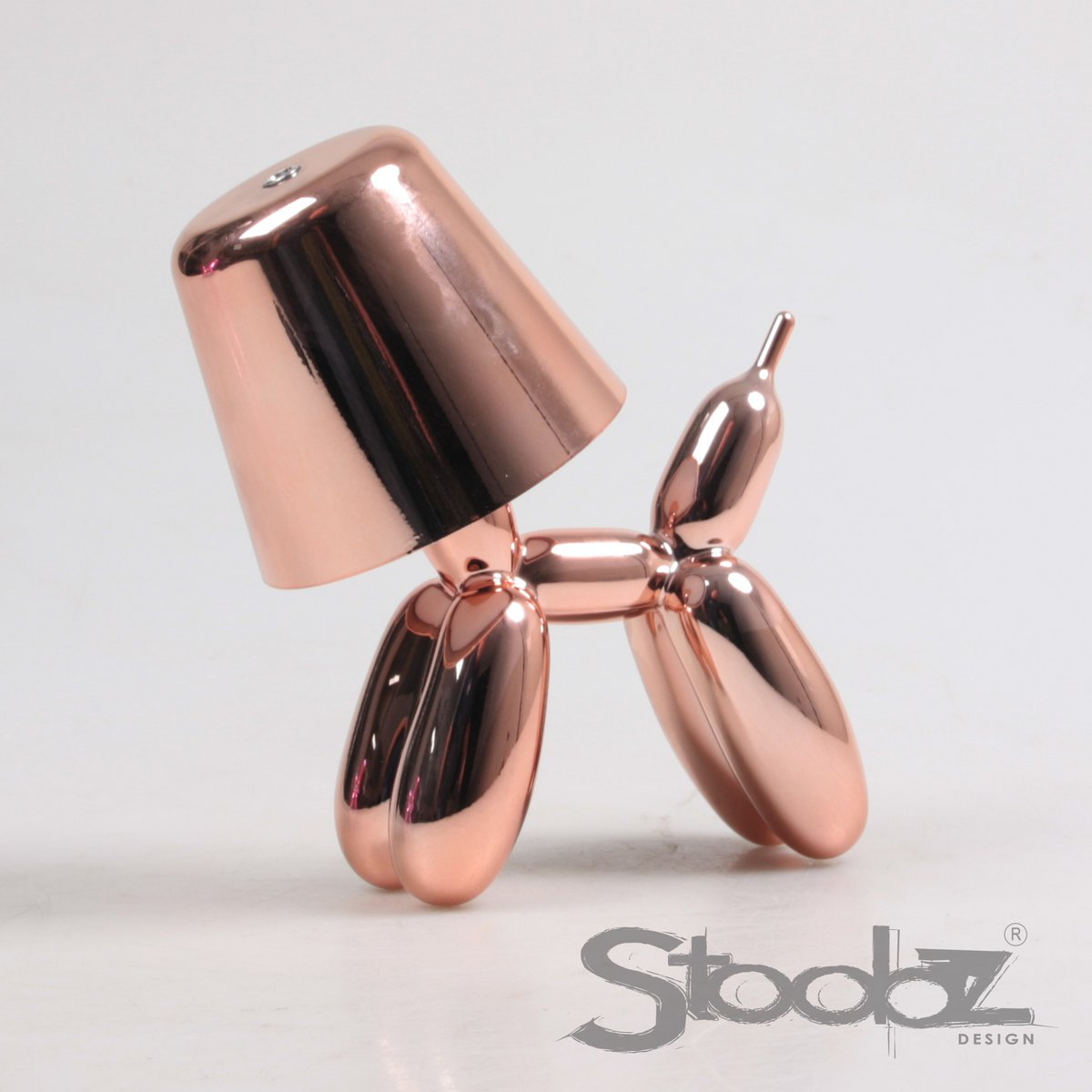Balloon dog LED table lamp 16x10x18 cm Rose gold