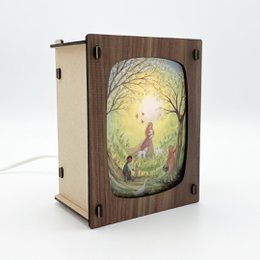 PostcardLamp Basic | Valnød