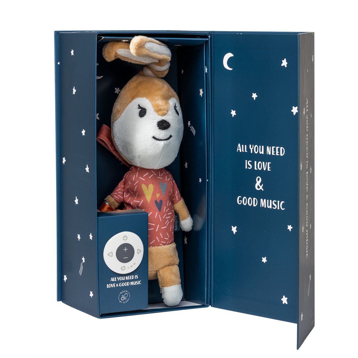 Boîte à musique jouable librement Ivy le lapin - coffret cadeau