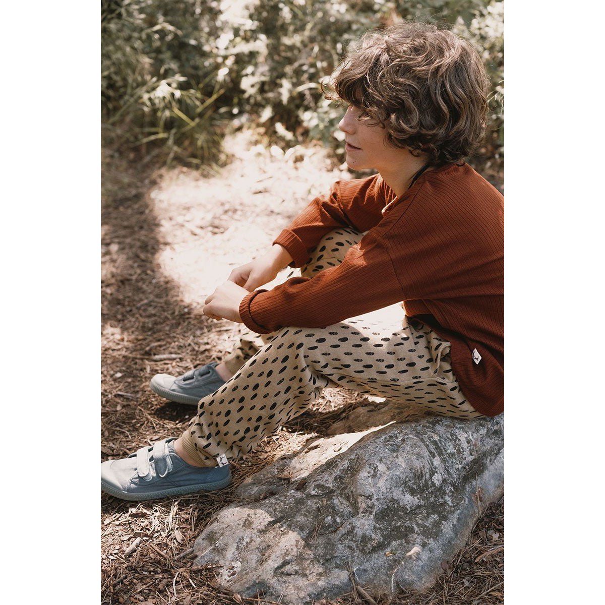 Jabari Broek Kinderen Steentjes Beige
