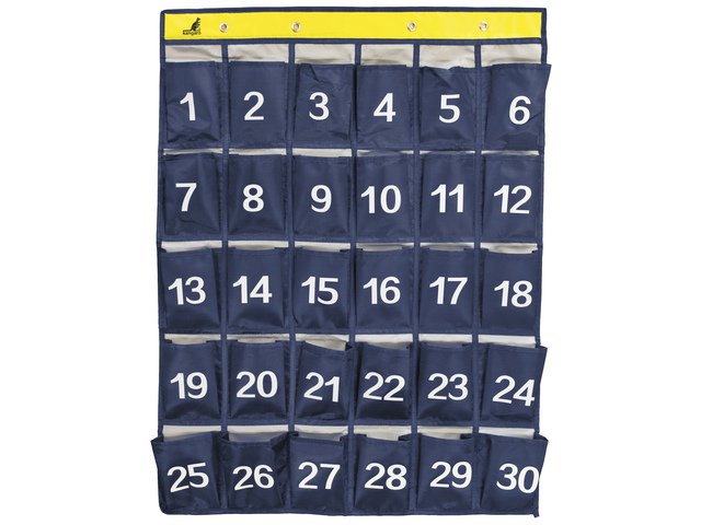 Telefontaske Kangaro 30 rum med individuel nummerering 79 x 60 cm i polybag + 4 S-kroge