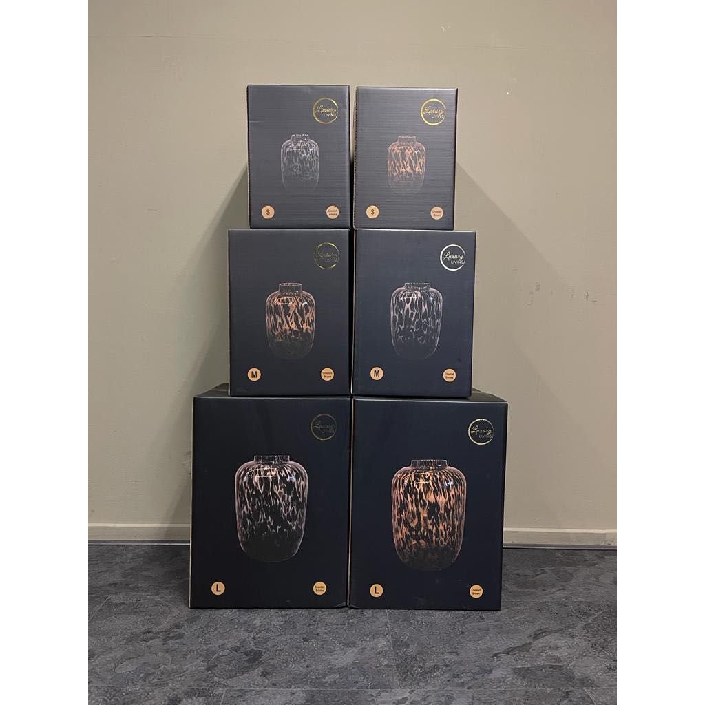 Vaso Cheetah Marrone Medio