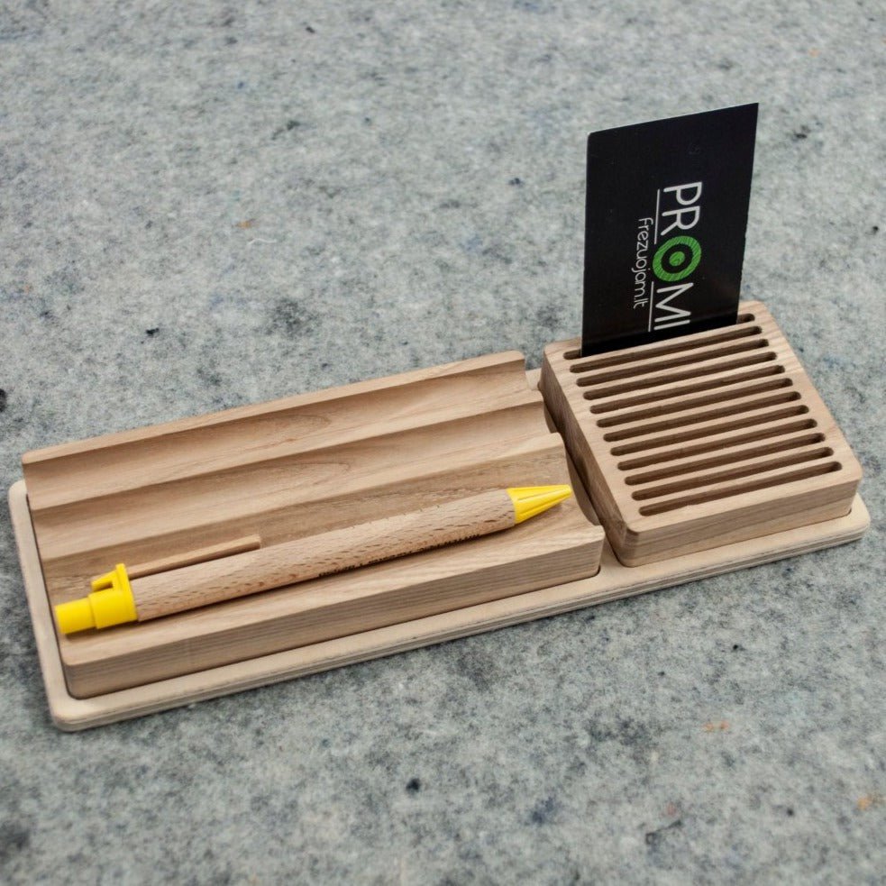 Organizador de escritorio de madera, Organizador de escritorio pequeño