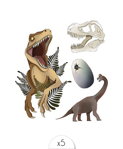 Temporary tattoo: Jurassic