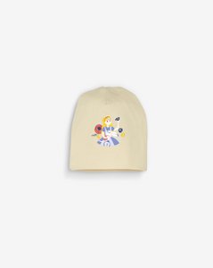 Newborn natural hat Alice in Wonderland 100% organic combed cotton