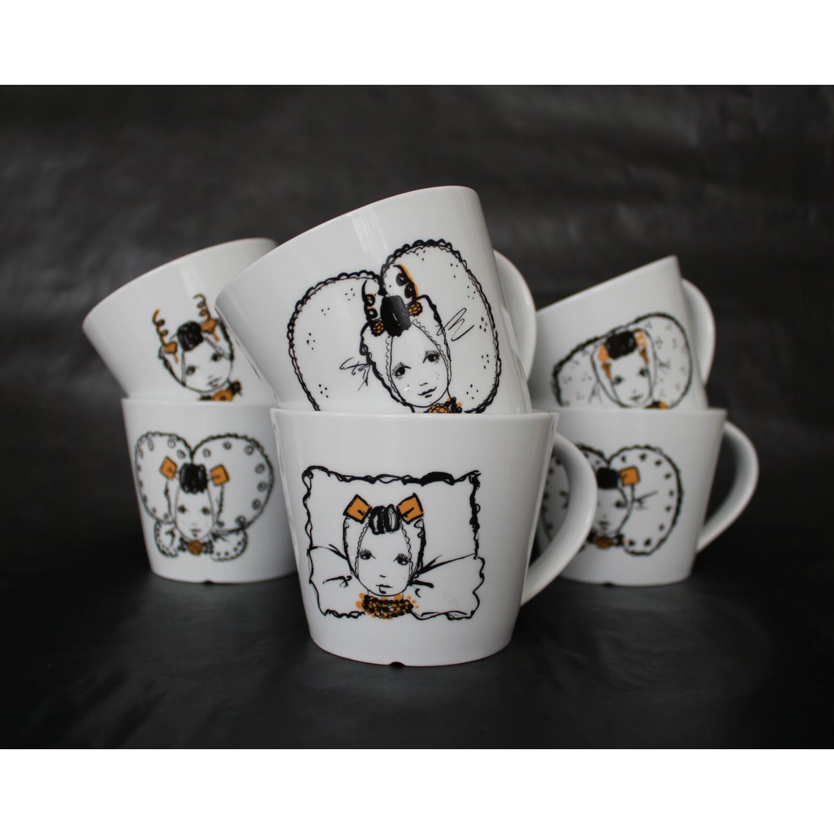 Tasse à thé 6 filles zélandaises