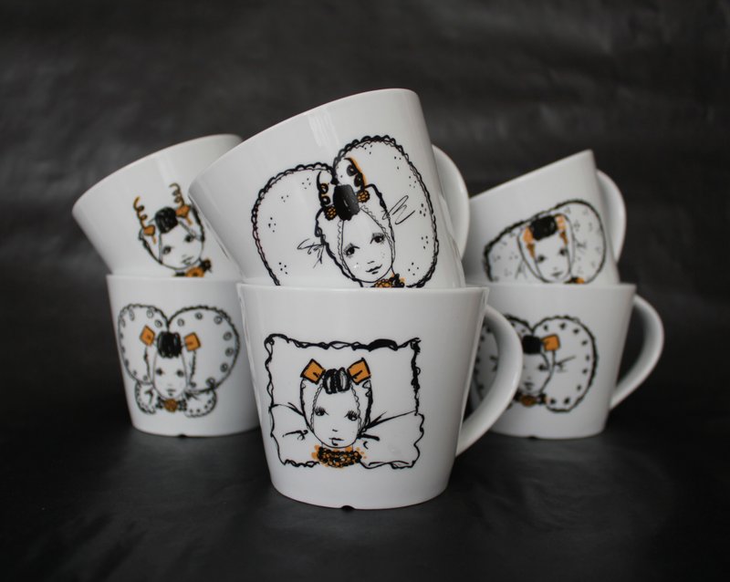 Tea mug 6 Zeeland girls