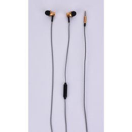 Kabelgebundene Stereo-In-Ear-Kopfhörer mit Mikrofon, Metallohrhörer, optimale Klangqualität, 3,5-mm-Klinkenstecker