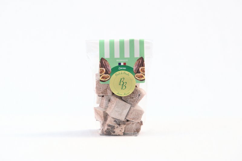 Håndlavede kakaoskumfiduser (50 g pose)