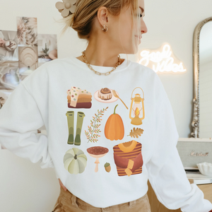 Sweater Autumn Essentials - Cozy Sweater Autumn Pumpkins