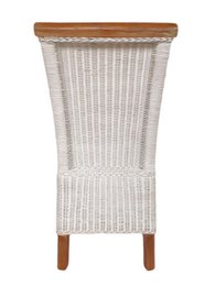 Sedia sala da pranzo sedia rattan sedia da pranzo sedia bianca perth rattan natura nucleo sostenibile