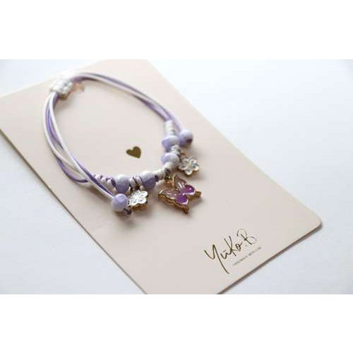 Snorarmbånd til børn - Butterfly Mauve