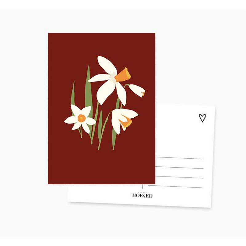 A6-Postkarte || Narzisse || Blume