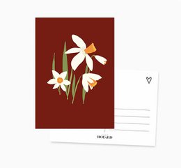 A6-Postkarte || Narzisse || Blume