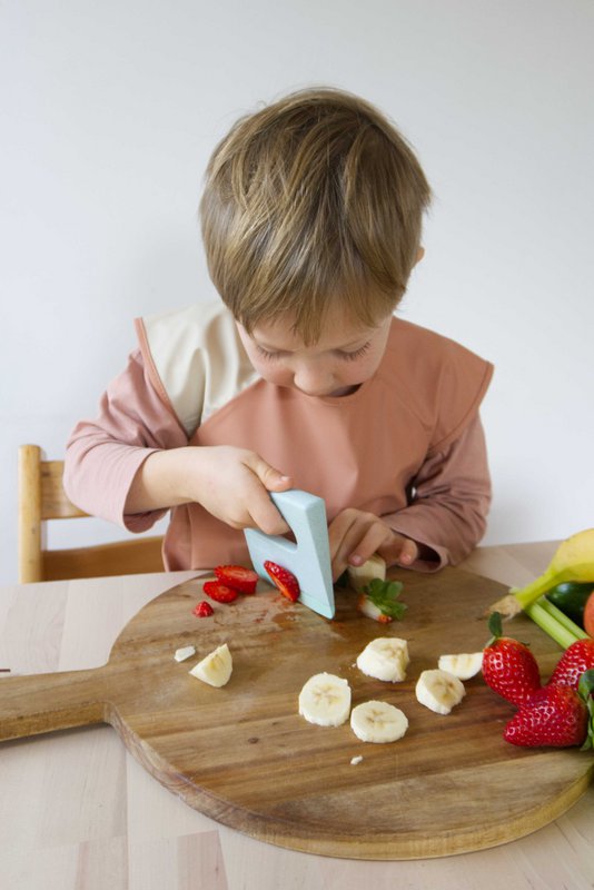 KLYV Cuchillo seguro para niños Aqua.