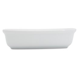 Schale rechteckig 24 x 17 cm Buffet Weiß