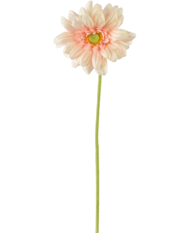Artificial flower Gerbera mini 47 cm soft pink