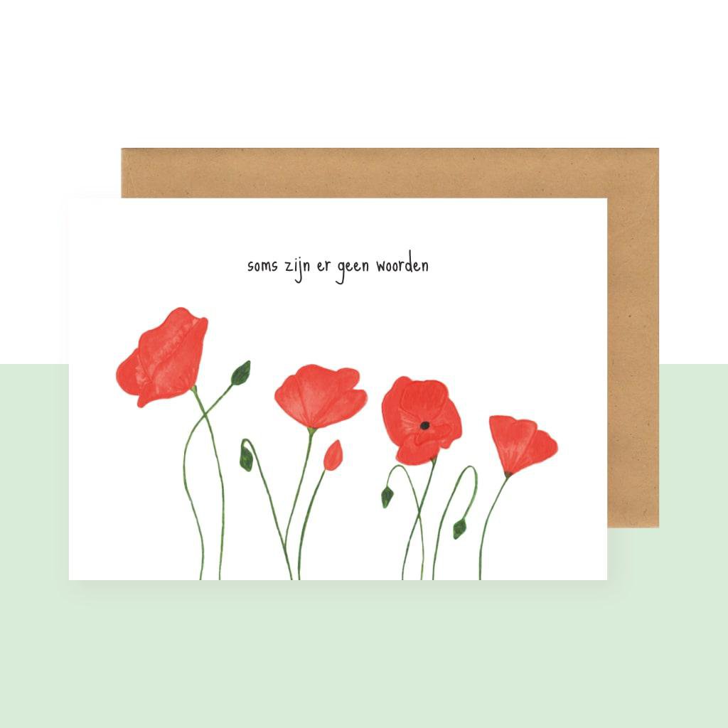 Carte postale - parfois il n'y a pas de mots